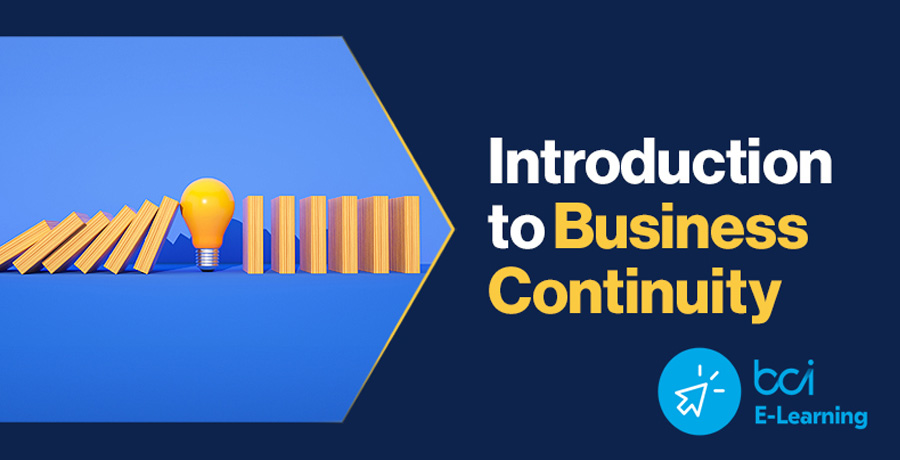 BCI Introduction to Business Continuity Course