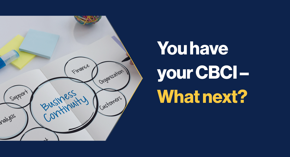 You Have Your CBCI – What Next? | BCI